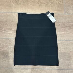 BCBGMaxAzria NWT Black Bandage Pencil Skirt